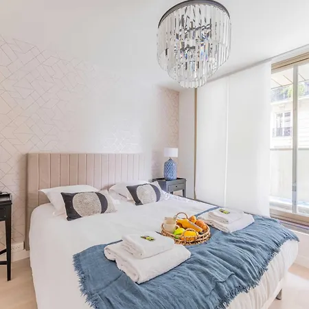 Cosy Ac Balcony - 1br-4p - Eiffel Tower Paryż
